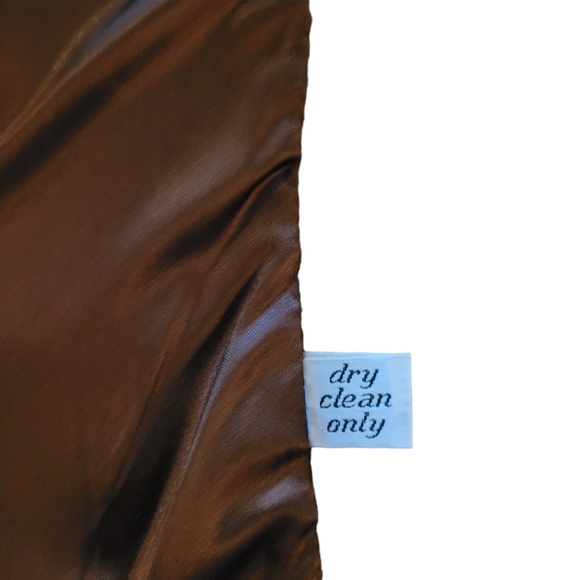 Vintage Pendleton Tan Wool Overcoat Peacoat Breasted Coat Jacket Women's Large - Picture 10 of 10